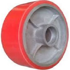 CAST IRON POLYURETHANE WHEELS