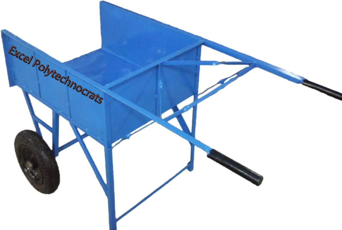 Front Open Double Wheel Barrow