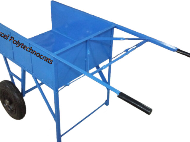 Front Open Double Wheel Barrow